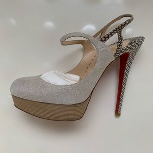 Christian Louboutin 140M Platform Slingbacks